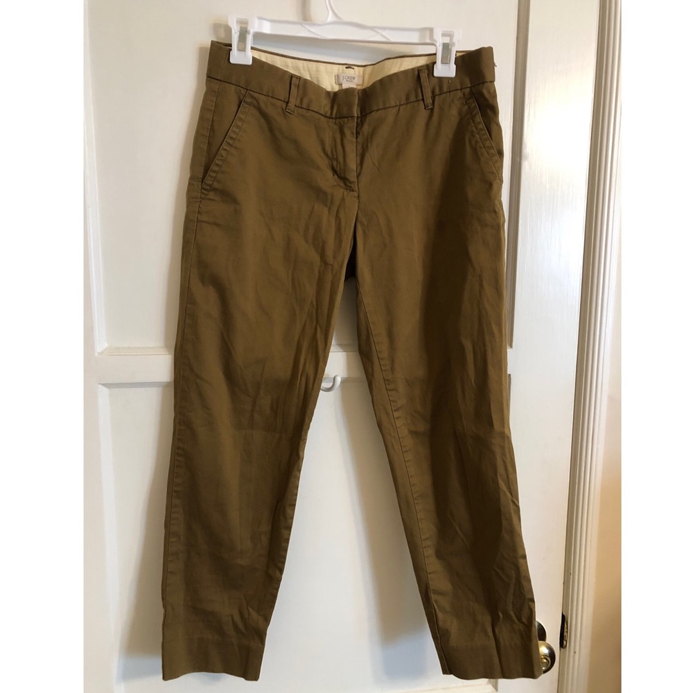 J Crew “City Fit” cropped Pants